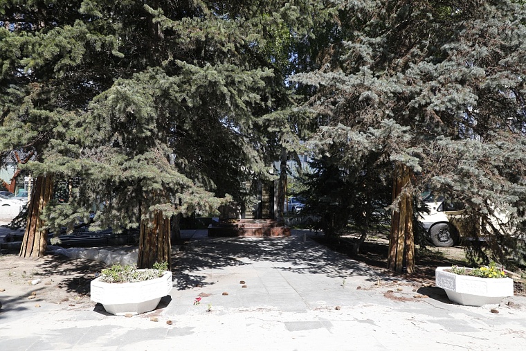 В центре Тюмени сквер Николая Машарова благоустроят до 1 октября