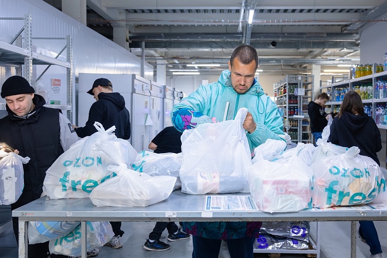 Ozon fresh запустил быструю доставку в Тюмени