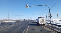 На опасном участке трассы Тюмень - Омск установили светофор