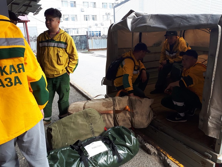 Тюменские десантники отправились в Бурятию на помощь в тушении лесных пожаров