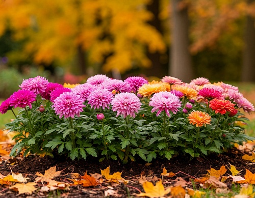Какие цветы посеять в саду под зиму