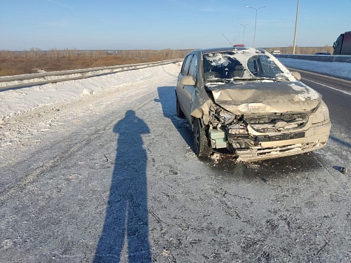 На объездной дороге в ДТП пострадала девятилетняя девочка