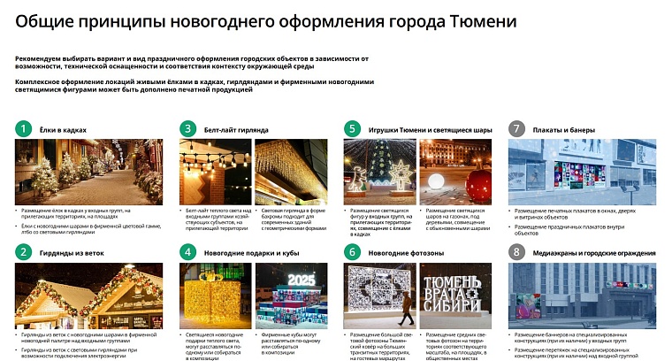 Просто чудесный Новый год: представлена концепция праздничного оформления Тюмени