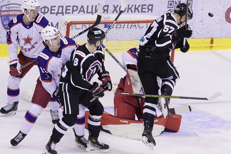 Тюменский ХК «Рубин» отыгрался после пропущенных шайб от «Звезды»