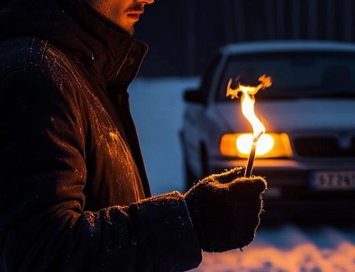 Житель Красноярска за 40 тысяч рублей устроил заказной поджог дорогой иномарки