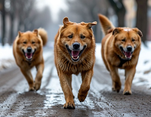 В Татарстане бродячие собаки накинулись на мать с малышом