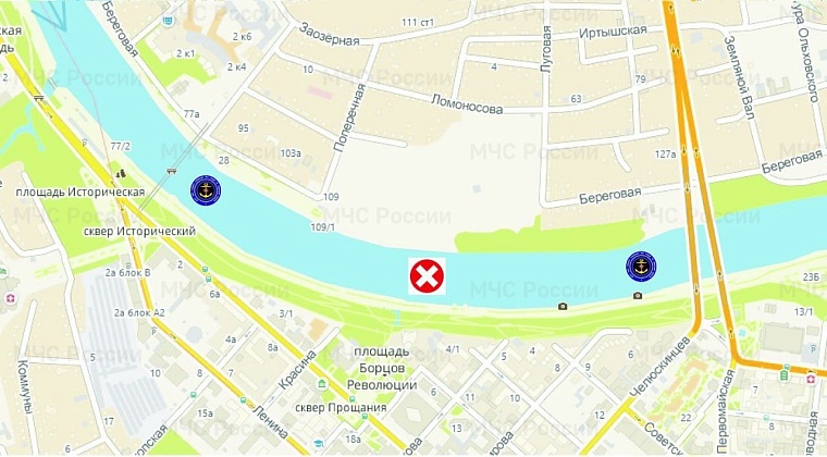 На время салюта в День города Тюмени Туру перекроют для прохода маломерных судов