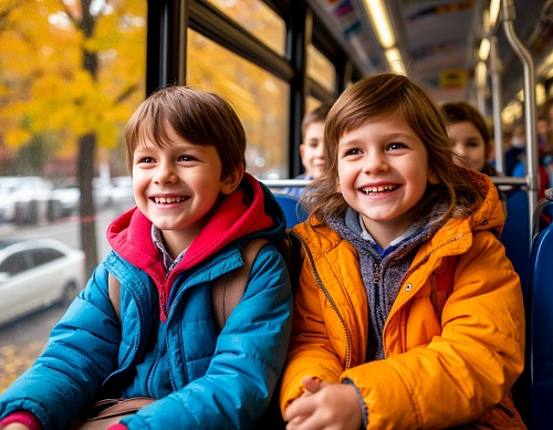Бесплатный проезд на автобусах для школьников вводят в Екатеринбурге и Омске