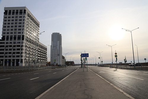 В Тюмени строительство улицы Фармана Салманова закончилось на месяц раньше срока