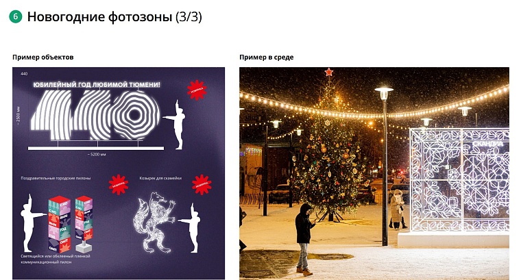 Просто чудесный Новый год: представлена концепция праздничного оформления Тюмени