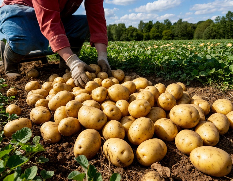 Юргинский округ вышел в лидеры по урожайности рапса и картофеля по итогам 2025 года