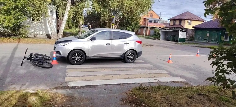 На тюменских дорогах сбиты двое детей на велосипедах