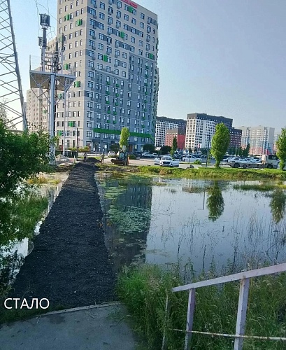 В Тюмени восстановили проход к ЖК «Колумб»