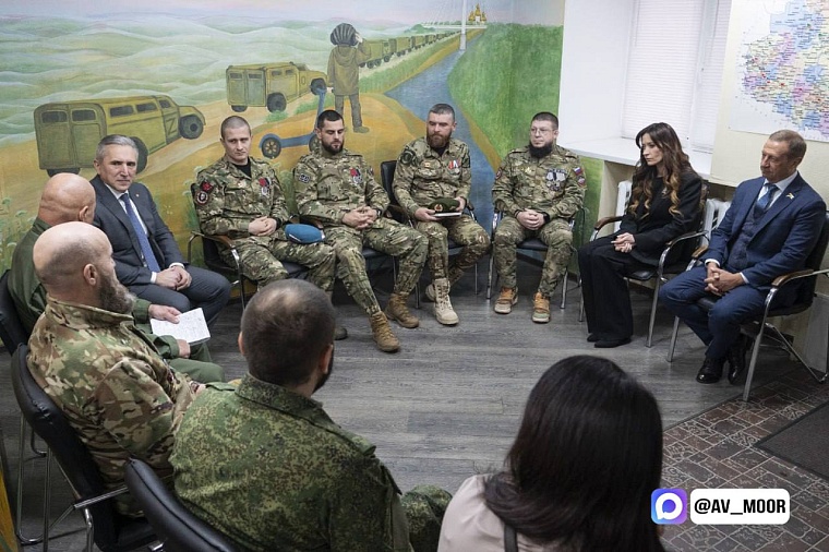 Александр Моор: Теперь у наших бойцов есть место, где можно собраться, обсудить дела, пообщаться с единомышленниками