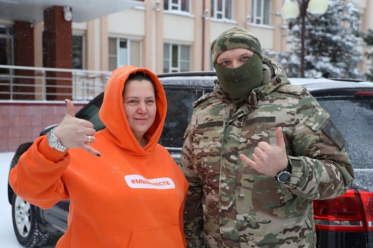 Боец СВО с позывным Гиря поблагодарил за машину компанию "Тюменский пломбир" и администрацию округа