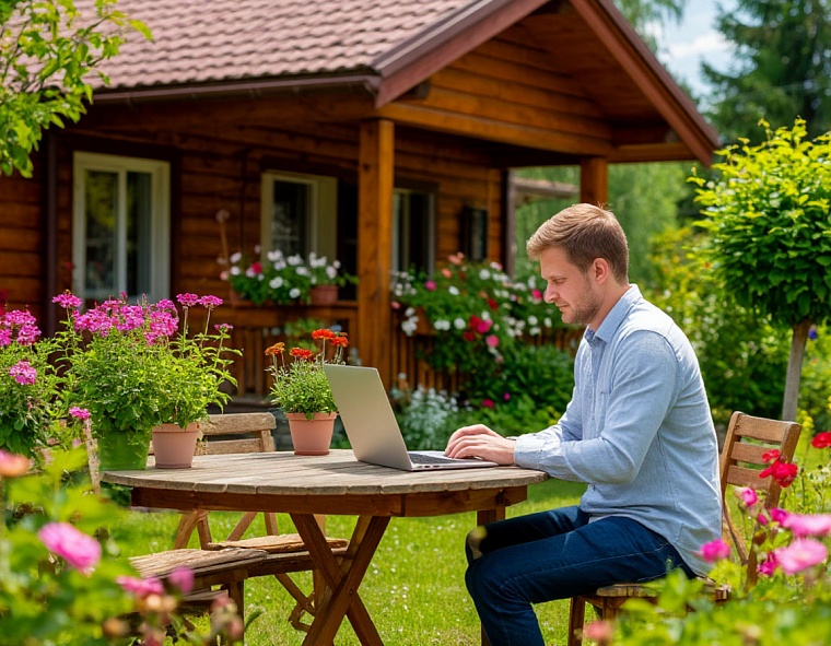 Как тюменцам провести интернет на дачу
