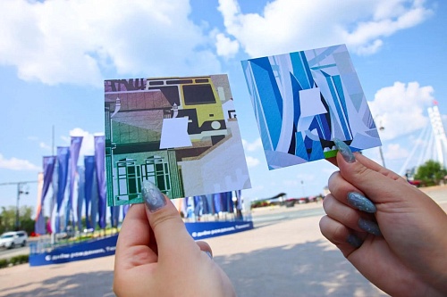 В Тюмени появились виртуальные фотозоны с историческими личностями