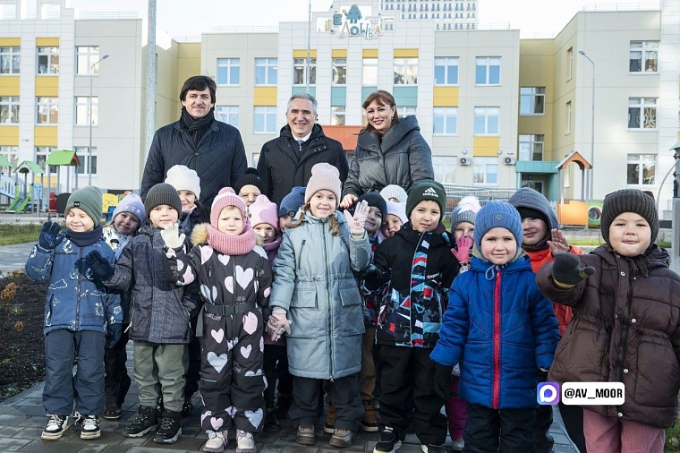 Александр Моор посетил новые детсады в Тюмени: Созданы все условия для развития