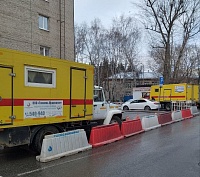 В центре Тюмени устраняют утечку воды