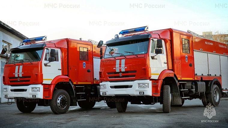 В Тюмени МЧС получило новую технику с улучшенными характеристиками