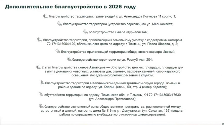 Дмитрий Антипов: Все планы по благоустройству Тюмени выполняются
