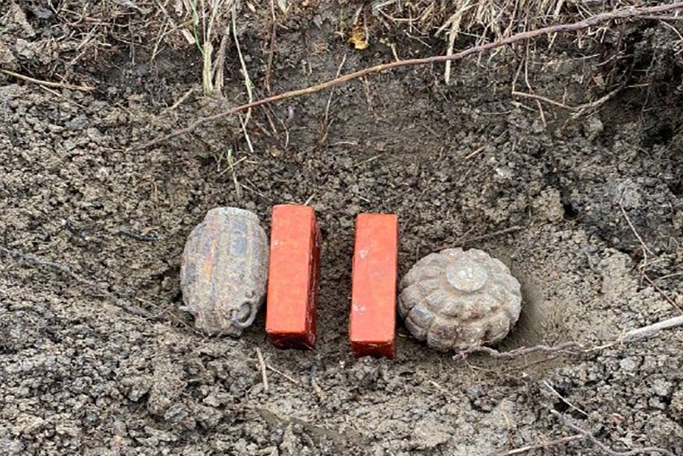 В Тобольске уничтожили немецкую и британскую гранаты времен Гражданской войны