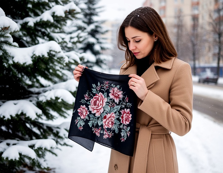 Тюменский махровый ковер стал модным аксессуаром