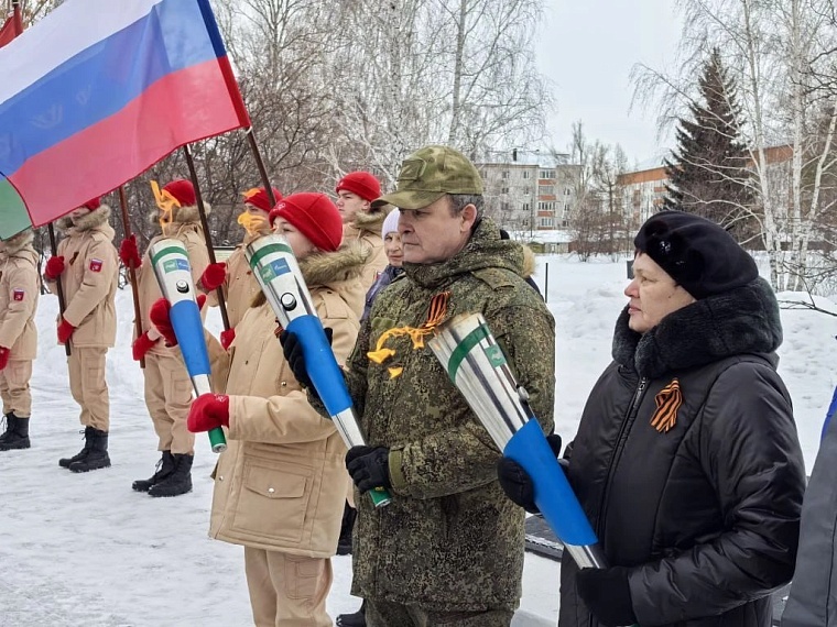 В Ялуторовске зажгли Вечный огонь