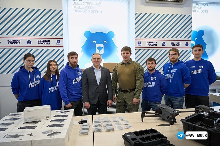 Александр Моор: Для тюменских подразделений на СВО закупили 35 коптеров различной модификации