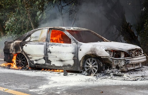 В Тюменской области резко возросло количество автопожаров