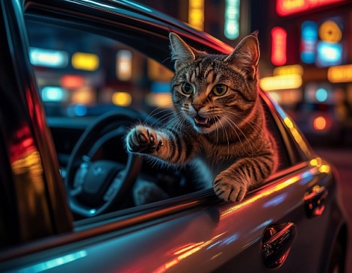 Кот спровоцировал ДТП: кому платить за ремонт?