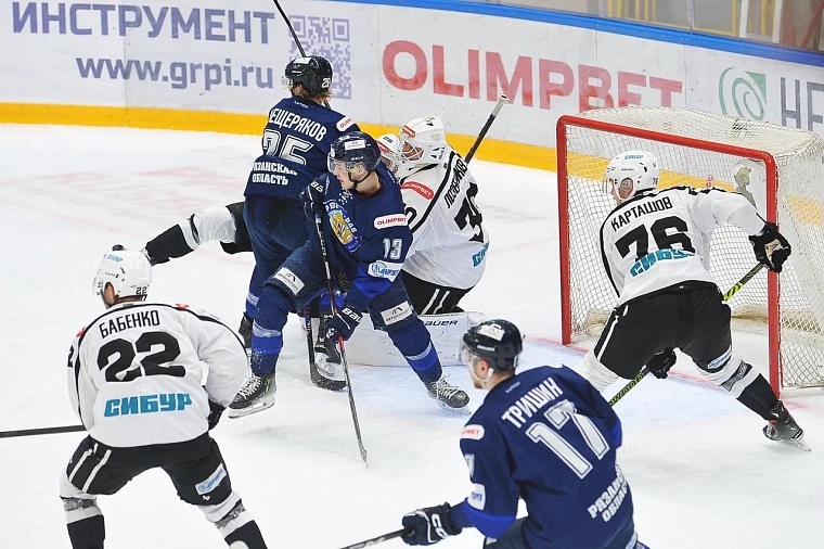 Тюменский ХК «Рубин» уступает «Рязань-ВДВ» в серии плей-офф - 2:0