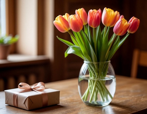 Секреты свежести: как продлить жизнь праздничному букету тюльпанов