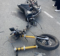 14-летний водитель мотоцикла стал виновником ДТП в Тюменской области
