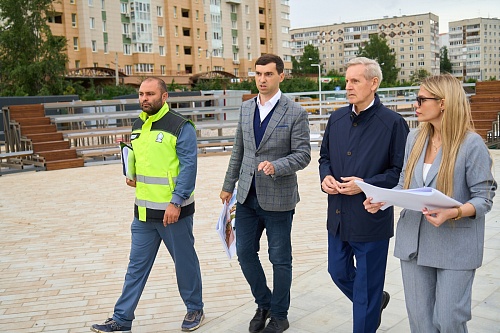 Создание бульвара Петра Ершова в Тюмени идет по графику