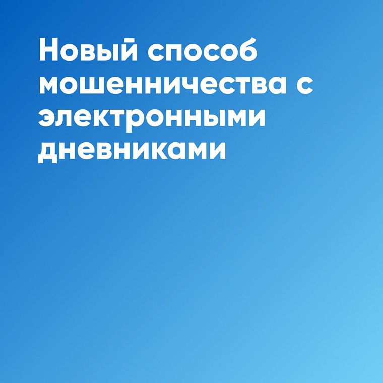 Появился новый способ мошенничества с электронными дневниками: что нужно знать тюменцам