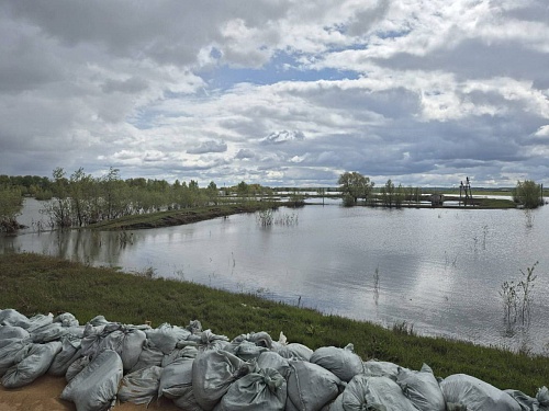Оперативные данные по паводку: река Вагай остановилась в росте, в Увате Иртыш достиг 1131 см