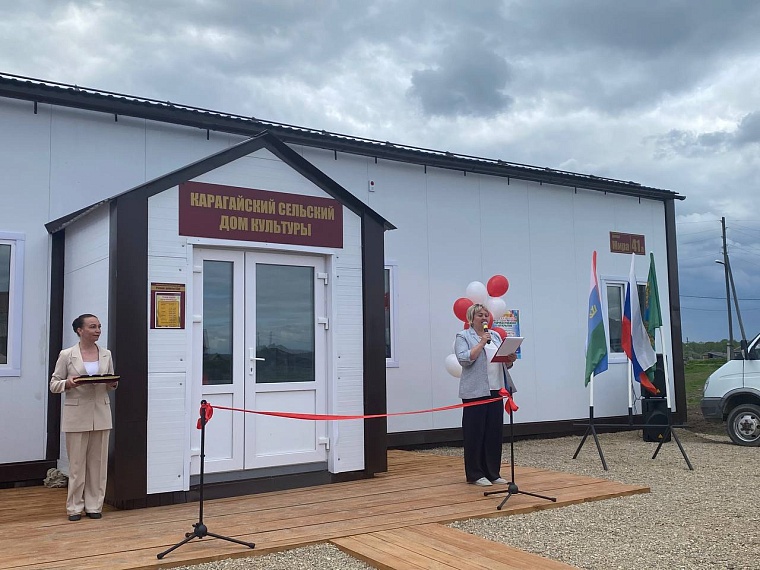 В Вагайском районе открыли новый дом культуры