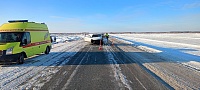 После ДТП в Исетском районе несколько человек попало в больницу, движение ограничено