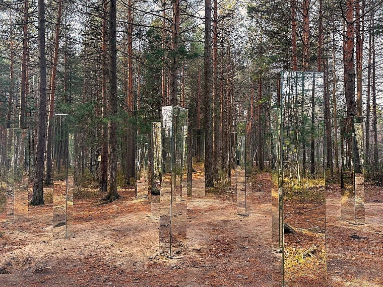 Предприниматель подарил Сургуту зеркальный лес