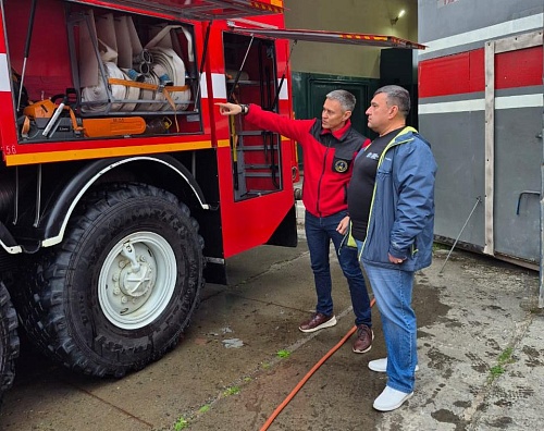 Участник «Боевого кадрового резерва» изучил работу пожарных на практике в Тюнёво