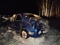 На трассе Тюмень - Омск пьяный бесправник спровоцировал ДТП