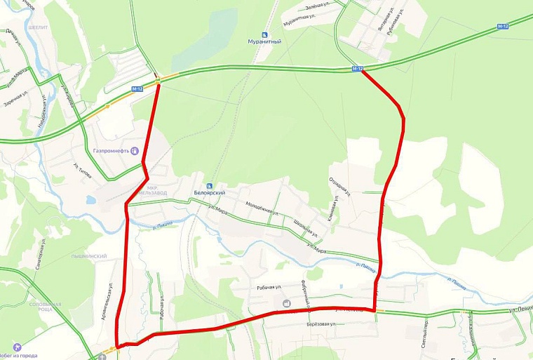 Участок трассы Екатеринбург - Тюмень перекроют до 15 сентября