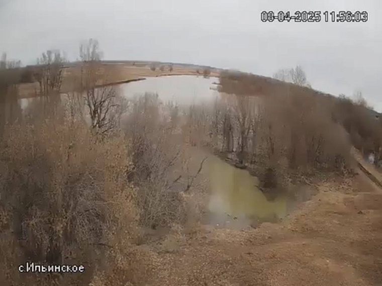 В Казанском районе установлена видеокамера для круглосуточного наблюдения за паводком