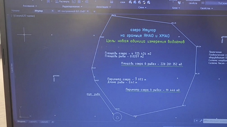 Геодезист с Ямала измерила озеро в... рыбах