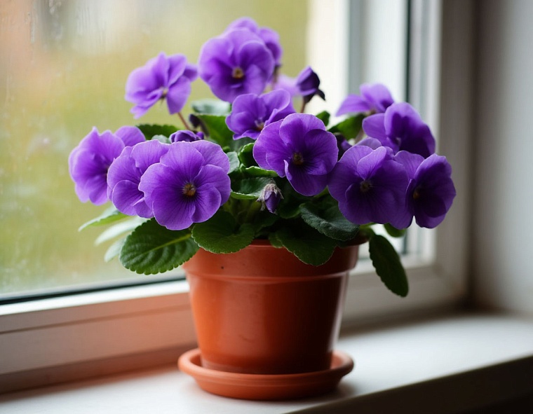 Как помочь фиалке пережить зиму