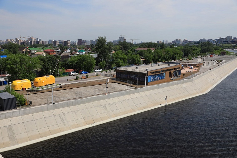 Максим Афанасьев рассказал о будущей спортивной площадке на левом берегу Туры