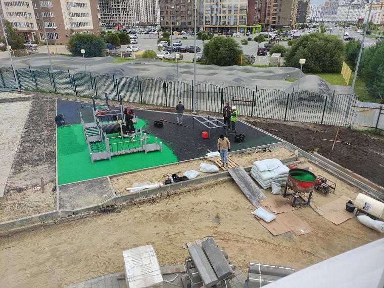 Строительство детского сада в тюменском «Легенда парке» завершится в октябре