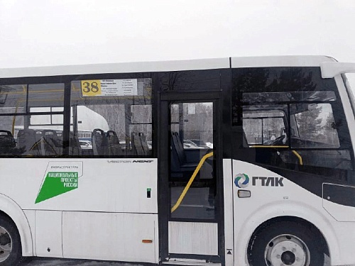В Тюмени на маршруте №38 появился новый автобус