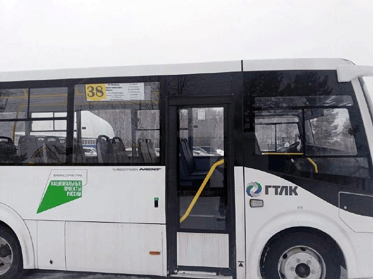 В Тюмени на маршруте №38 появился новый автобус